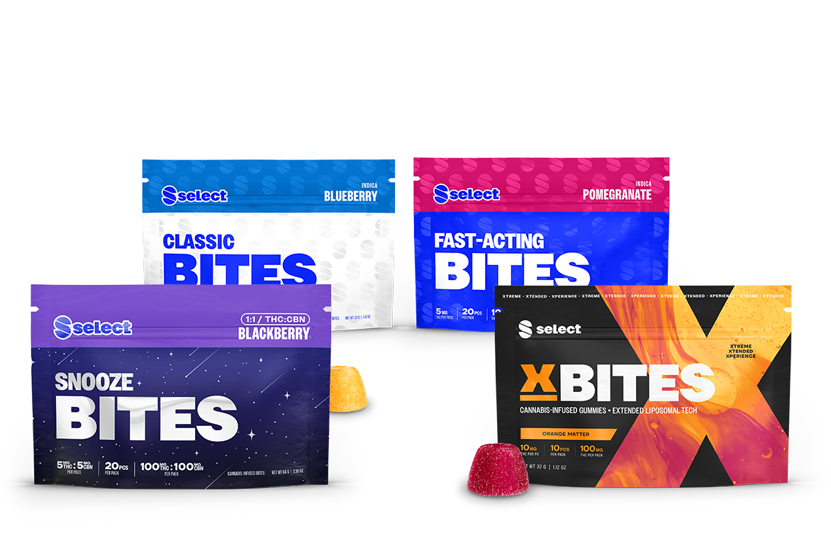 Bites logo and product