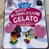 White bubble gum gelato 