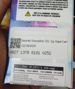 Sauced Live Resin Carts